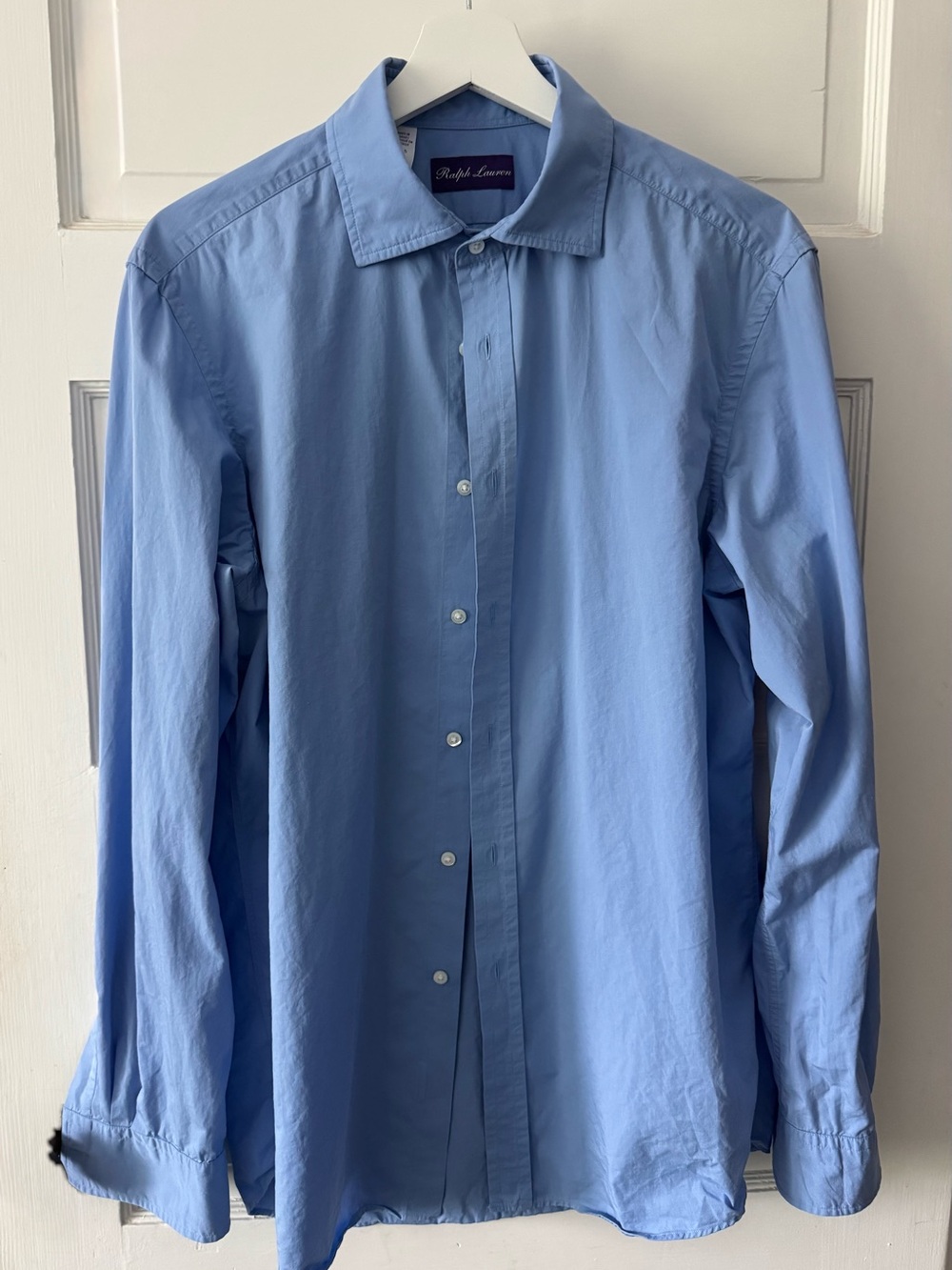 Ralph Lauren Purple Label - Soft Blue Men's Dress Shirt size 15.5